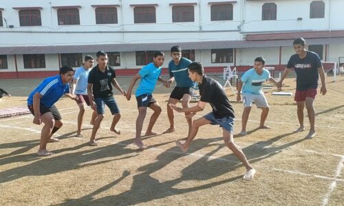 Ground Zero Institute Cadets Play Kabaddi