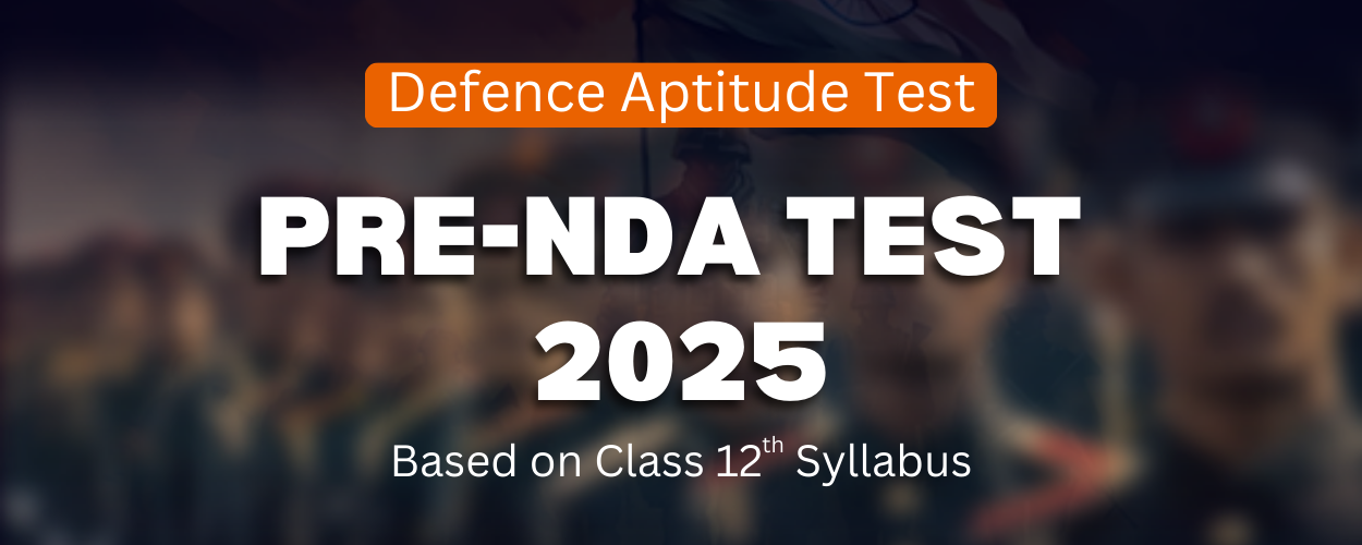 The Pre-NDA Test is based on latest UPSC Syllabus for NDA examination and is a real-time testing for students in the age group of 17 to 19 years.