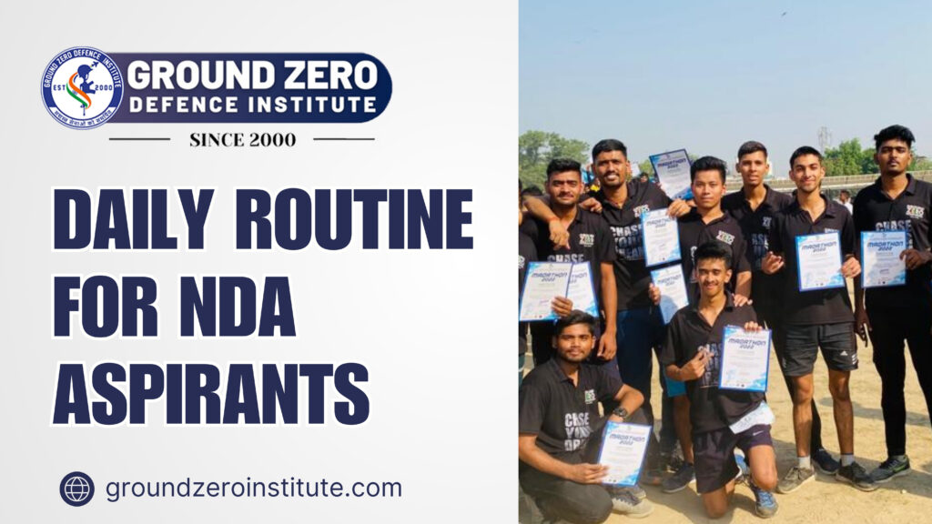 Daily Routine for NDA Aspirants