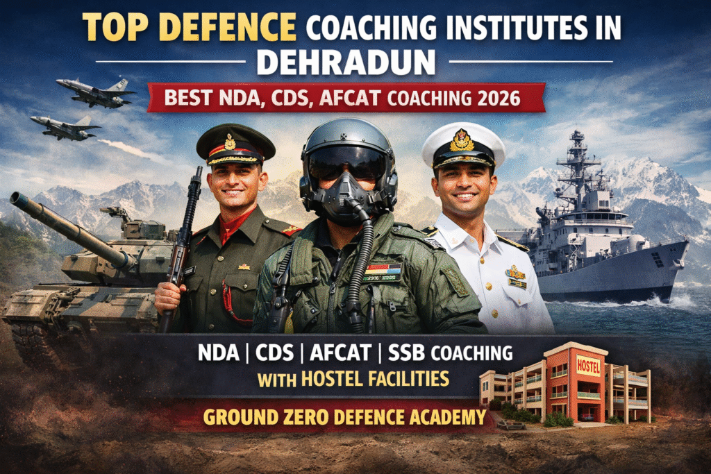 Top Defence Coaching Institutes in Dehradun