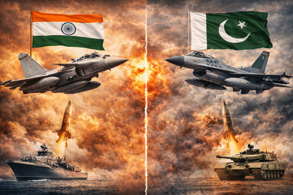 India vs Pakistan Military Power 2026