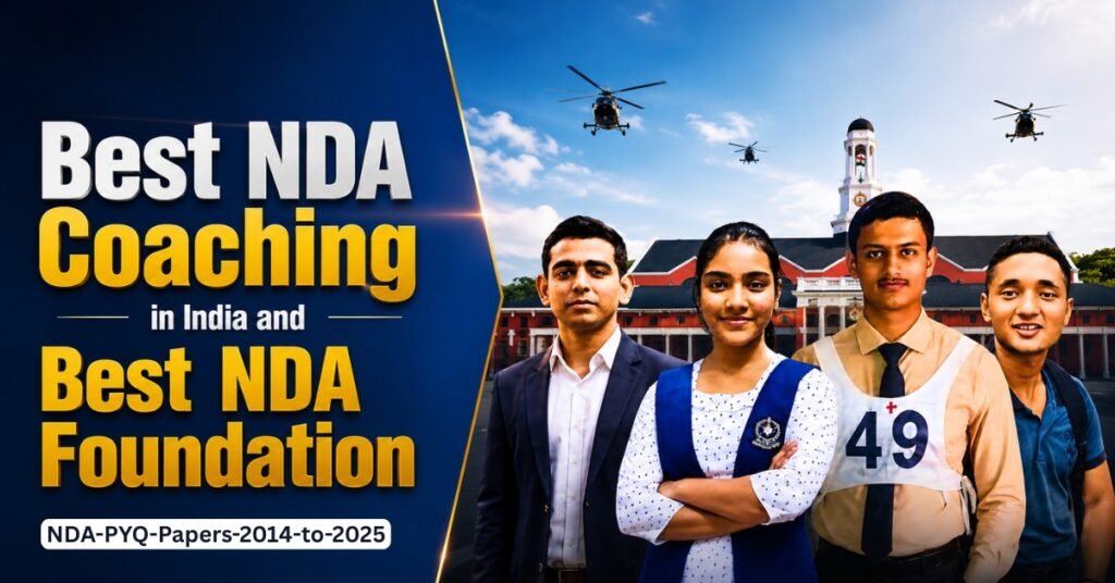 Best NDA Coaching in India and Best NDA Foundation Coaching in India